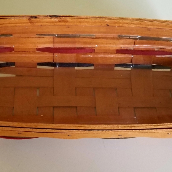 Longaberger cracker basket w/plastic liner